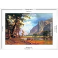 thumbnail image 5 of Art.com Yosemite Valley Art Print by Albert Bierstadt, White Frame Wall Art, 29" x 21", 5 of 5
