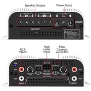 Taramps TS 800x4 Car Audio Multichannel Amplifier 800 Watts Rms 2 Ohms 4 Channel 2 Bridged Channel Full Range Crossover, RCA/High Level Input, Class D