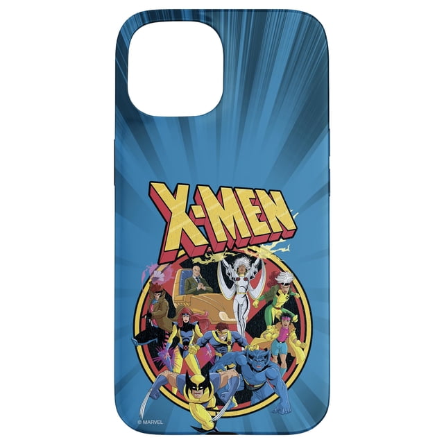 Funda para iPhone 15 Marvel X-Men Retro de los 90