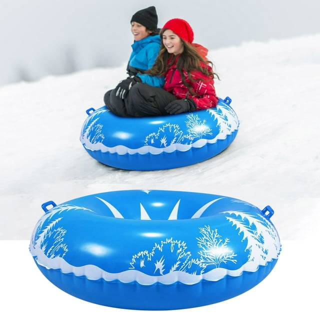 WREESH Snow Tube For Sledding Kids, Inflatable Snow Tube For Kids,Eavy Duty Snow Tube