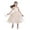 Champagne, variant on Little Big Girls Cross Back Flower Girl Dress Wedding Tulle Birthday Party Dress