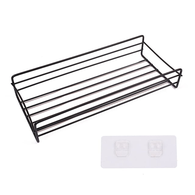 Paquete de estantes para cesta de ducha, organizador de baño adhesivo sin taladros, estantes de almacenamiento para ducha interior