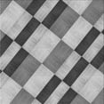thumbnail image 1 of Ahgly Company Machine Washable Indoor Square Transitional Carbon Gray Area Rugs, 8' Square, 1 of 7