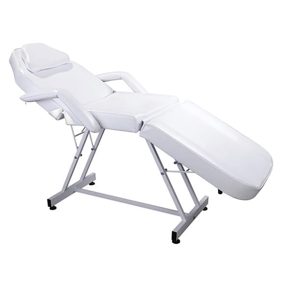 Wuudi 75 Adjustable Beauty Salon SPA Massage Bed Tattoo Chair White