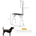 thumbnail image 3 of PawHut Foldable Pet Grooming Table for Dogs Cats Non-slip Surface, Black, 3 of 10