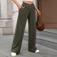 thumbnail image 2 of WILLBEST Pantalones Casuales para Mujer, Cómodos, con Cintura Elástica, Corte Holgado y Pierna Recta, Ideales para Uso Diario y Relajación. Extra Grande, 2 of 9