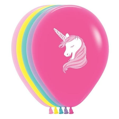 11 in. Unicorn Latex Balloons