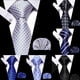 thumbnail image 2 of Corbata para hombre, traje formal, traje profesional a rayas, traje de verano, 2 of 6