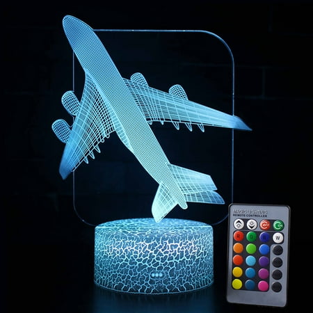 

DYstyle 3D Car Series illusions Night Light Table Stand Lamp Remote Touch Control Colour Changing For Kids Xmas Gift Home Decor