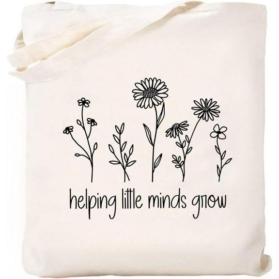 Teacher Appreciation Gifts School Canvas Tote Bags Aesthetic Travel Beach Bag Summer Reusable Grocery Shopping Bag