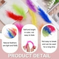 thumbnail image 3 of 100 Pack Fluffy Turkey Marabou Feather,Red Natural Turkey Feather, 3 of 5
