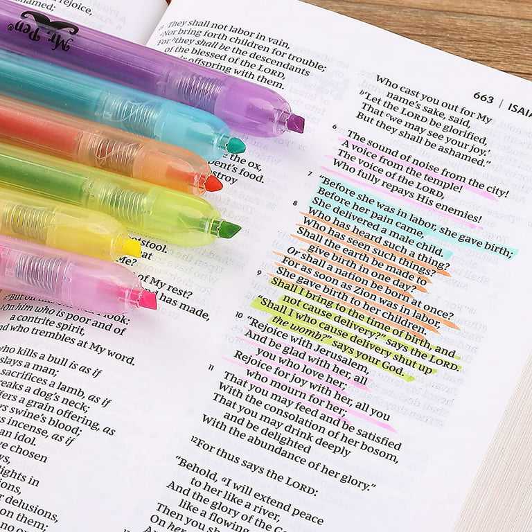 24 Pilot Frixion Erasable Markers, Coloring Bible Study Journaling Planer  Pens Markers Highlighters 