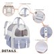 thumbnail image 2 of Mochila Transportadora De Gatos Mochila de viaje para gatos, mochila transpirable para mascotas, gran capacidad (azul claro) Sywqhk Libre de BPA, 2 of 7