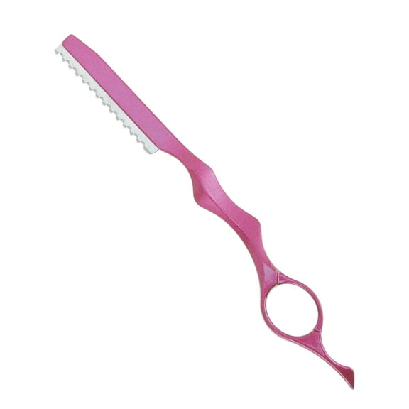 Unique Bargains 1 Pc Durable Haircut comb with Blades for Hair Styling Pink