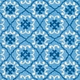 thumbnail image 5 of SAFAVIEH Four Seasons Jillean Floral Polyester Area Rug, Blue/Ivory, 8' x 10', 5 of 6