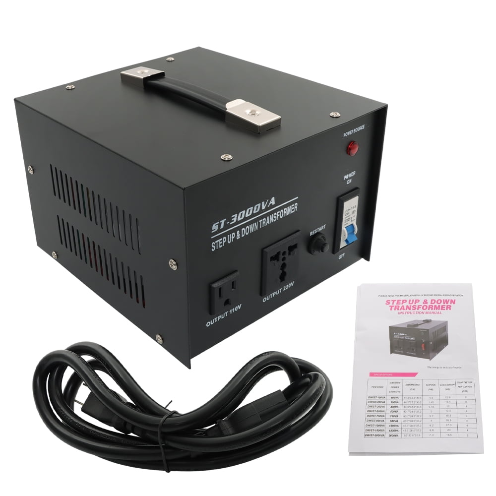 findmall 3000 W Step Up/Down 110v to 220v/220v to 110v Voltage Converter Transformer
