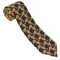 thumbnail image 3 of Balery Chicken Legs Corbata Clásica de Seda para Hombre, Corbata Tejida Jacquard, Corbatas Formales para Negocios y Bodas, 3 of 7