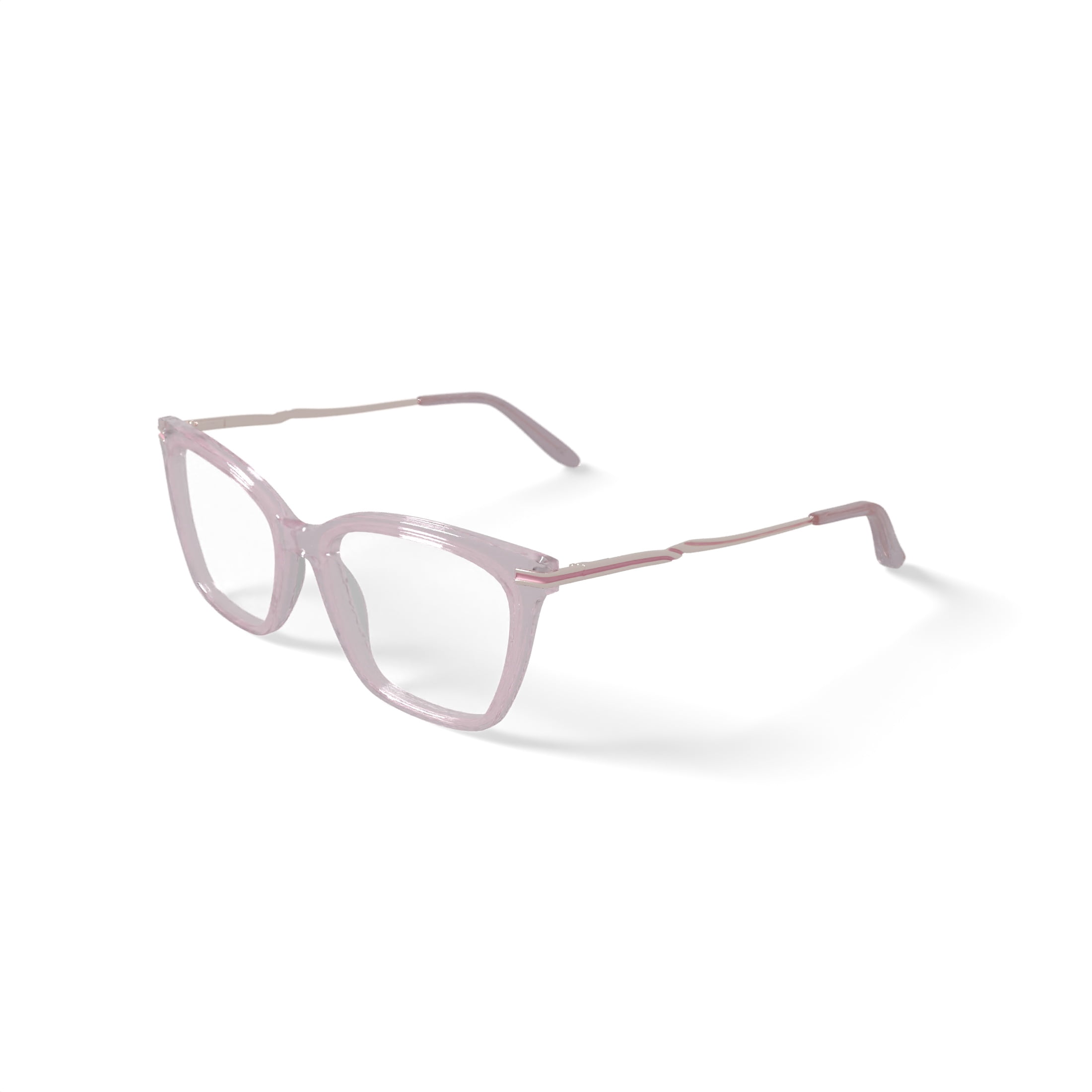 Sophia Loren Women's H07Z Cat Eye Prescription Eyeglasses with Case, Pink