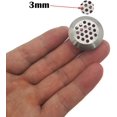 thumbnail image 4 of Rejilla de ventilación de acero inoxidable de 30 piezas de 19 mm Respiración de malla redonda | para muebles de cocina boca de ventilación de acero inoxidable | para rejilla de escape de aire de, 4 of 5