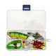 thumbnail image 2 of Señuelos de pesca cebos,Señuelos de pesca Conjunto de cebos Accesorios de pesca Equipo,Kits de aparejos de señuelos de pesca de agua dulce y agua salada,Aparejos de pesca Anzuelos de calamar, 2 of 9