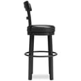 thumbnail image 5 of Signature Design by Ashley Casual Valebeck Bar Height Bar Stool, Black, 5 of 8