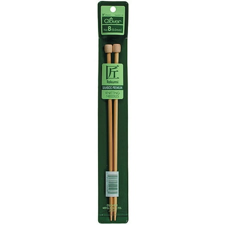 Clover Bamboo Single Point Knitting Needles