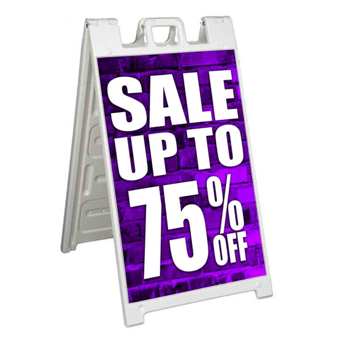 Sale Up To 75 Percent Off (24" X 36") Standard A-Frame Signicade, Includes Decal Applied To Stand
