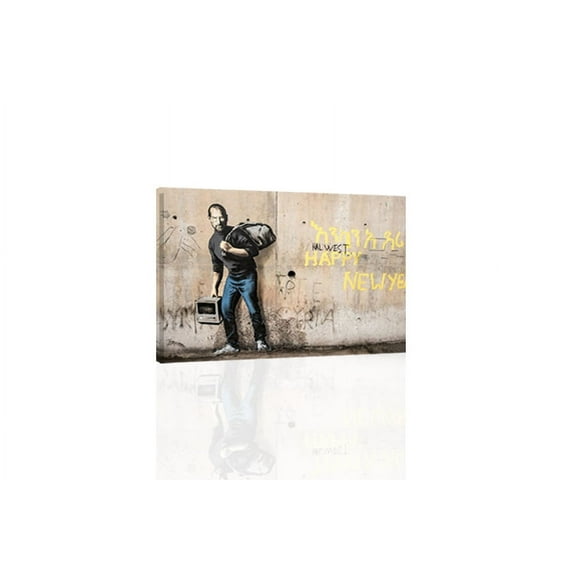 Banksy Identity Steve Jobs - CANVAS OR PRINT WALL art