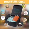 thumbnail image 4 of Caja de Regalo para Hombre y Mujer con Tapa, 20 Pcs Cajitas para Recuerdos con Pegatinas y cuerdas de cáñamo, Ideal para Bodas Fiestas Cumpleaños Dulces Navidad Aniversarios y Baby Showers (Negro), 4 of 4
