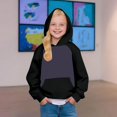 thumbnail image 7 of KAUOD Teen Girls Pullover Hoodies Long Sleeve Oversized Fleece Hoodie Sweatshirts Kids Fall Plain Cute Preppy Sweatshirts, 7 of 7