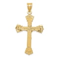 thumbnail image 4 of 10k Two-tone Diamond-cut Crucifix Pendant, 4 of 4