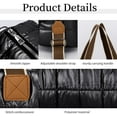 thumbnail image 2 of Puffer Tote Bag for Women Quilted Crossbody Bags Large Down Cotton Soft Padded Handbag, 2 of 6