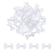 thumbnail image 1 of Uxcell 100Pcs Lazos Blancos 1.5"x1" Mini Lazo para Manualidades Lazos de Satén Pequeños al por Mayor, 1 of 6