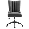 thumbnail image 5 of Modway Empower Channel Tufted Fabric Office Chair in Black Gray, 5 of 9