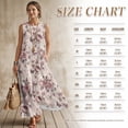 thumbnail image 5 of FOR U DESIGNS Vintage Rose Butterfly Print Couple Matching Outfits Linen-Like Men's Button Down Shirt Women's Sleeveless Dress with Pockets for Beach Vacation, 5 of 7