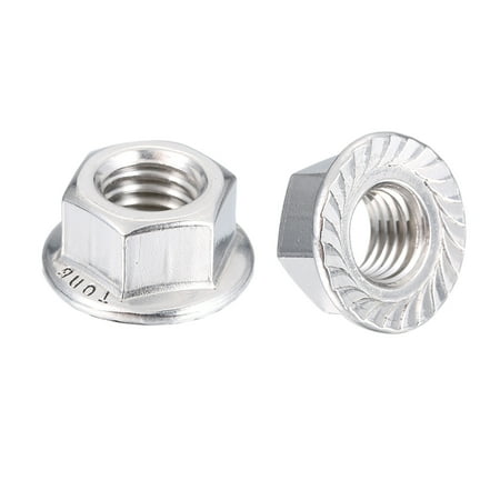 

Flanged Nuts To Fit Metric Bolts & Screws A2 Stainless Steel M12