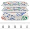 thumbnail image 2 of HAHDAXIA Food Pattern Bedding Solid Comforter Set for All Seasons,3 Pieces(1 Comforter+2 Pillowcases),Soft Microfiber Bedding Set Queen(90"x90"), 2 of 7
