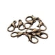 thumbnail image 1 of Guardurnaity 100 piezas collar aleación de zinc hebilla surtido llavero brazalete tobillera Snap Hook Clip joyería fabricación DIY artesanía Ropa, zapatos y accesorios Miscelánea Bronce rojo, 1 of 6