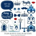 thumbnail image 2 of Big Dot of Happiness Fairy Tale Fantasy - Royal Prince and Princess Party Photo Booth Props Kit - 20 Count, 2 of 6