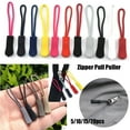 thumbnail image 5 of 5/10/15/20pcs High quality Suitcase Tent Backpack Bags Clip Buckle 28 colors Ends Lock Zips Zipper Pull Zip Puller Replacement Cord Rope Pullers ARMY GREEN 10PCS, 5 of 8