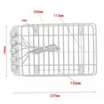 thumbnail image 3 of Roof Rack Luggage Carrier with LED Lights RC Car Metal Parts Compatible with 1/10 SCX10, 3 of 8