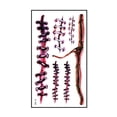 thumbnail image 1 of Pegatina de tatuaje de heridas sangrientas para Halloween, tatuaje temporal impermeable, divertido, de miedo, para fiesta de Halloween, bricolaje, decoración de tatuajes falsos, 6/12 piezas, 1 of 4
