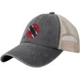 Baseball Cap Vintage Sunflower Trinidad and Tobago Tobagoan Flag