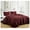 Burgundy, variant on Luca 3-Piece Oversized Bedspread Set, King Size, Spa Blue - Summer Quilt Lightweight Microfiber Bedspread 118 x 106 - Floral Medallion Pattern Coverlet for All Season