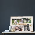 thumbnail image 2 of Custom Canvas Prints Beige Tan Cream Puppy Happy Birthday Personalized Photo Image Collage DIY Framed Kit Wall Art Picture Room Decor 16x20 inch, 2 of 6