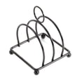 thumbnail image 3 of simhoa Stainless Steel Toast Rack Compact Countertop Household Serving 3 Slice Slot black, 3 of 7