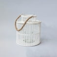 thumbnail image 1 of Set of 2 Wood With Rope Handle Lantern, 1 of 2