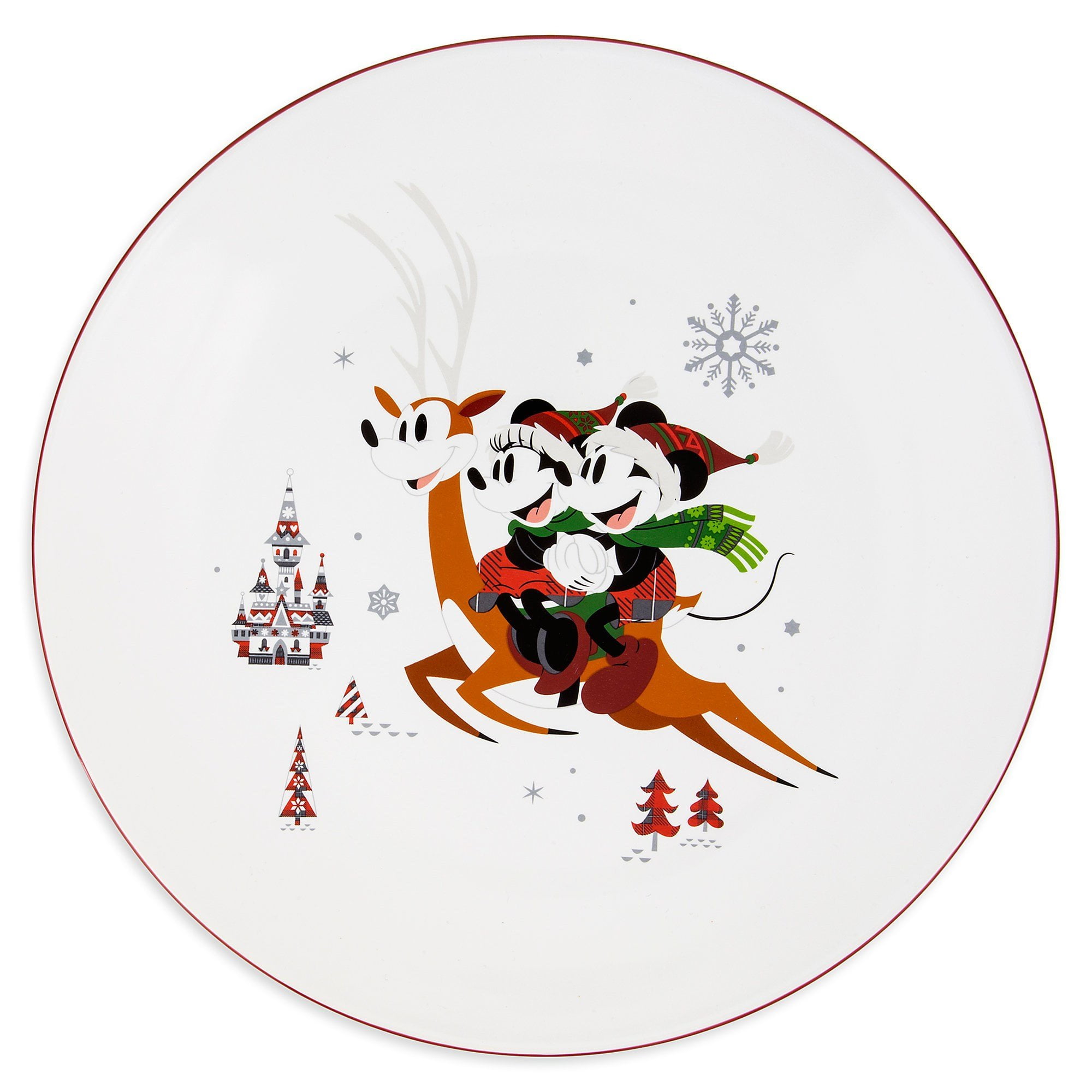 Disney Christmas Plates 