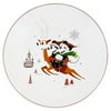 Disney Parks Santa Mickey and Friends Nordic Winter Holiday Dinner Plate New