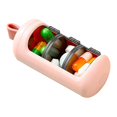 thumbnail image 1 of Boîte à Pilules Portable 3 Compartiments Boîte de Rangement pour Médicaments Boîte Scellée Compacte, 1 of 2